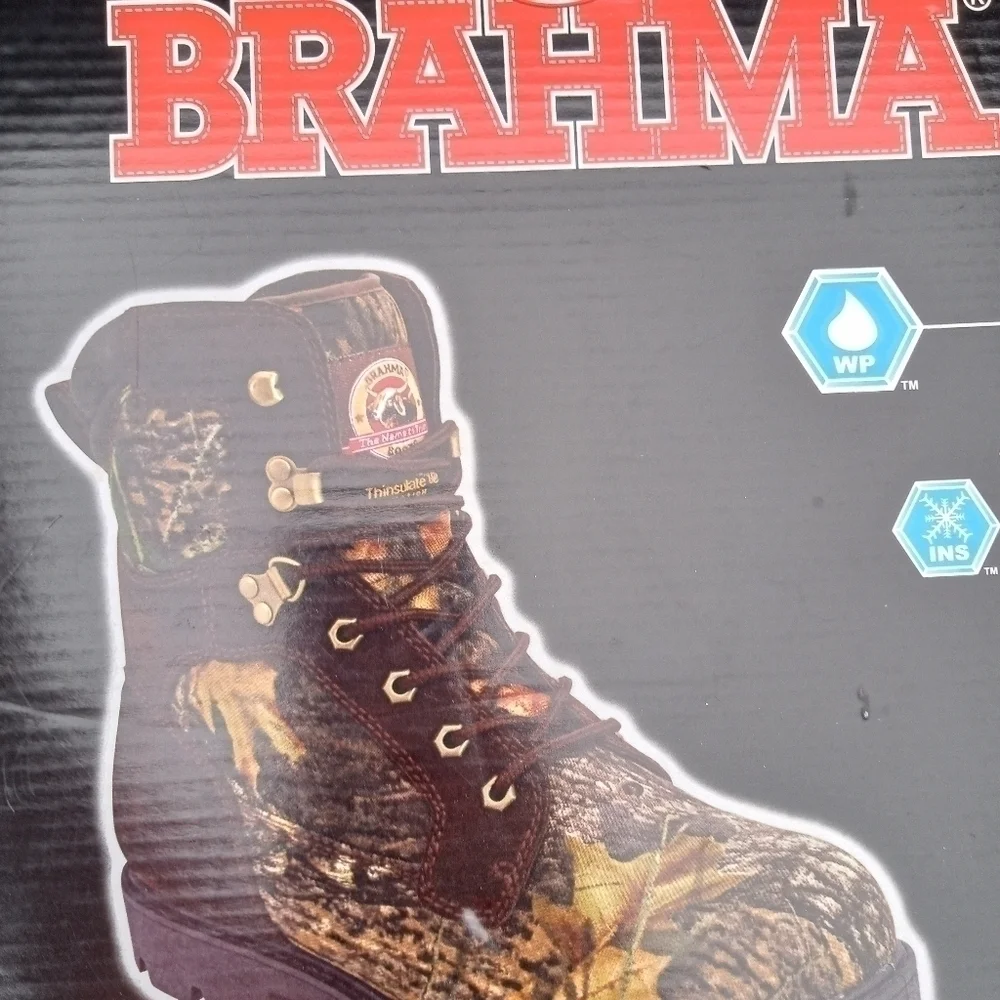 Brahma Camo Hunter/Men's Boots/ Waterproof/Never Worn/Open Box/sz 13 New w/Tags